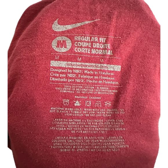 Nike Football Men's Maroon Long-sleeve Shirt, Medium, Pre-owned - Picture 5 of 5